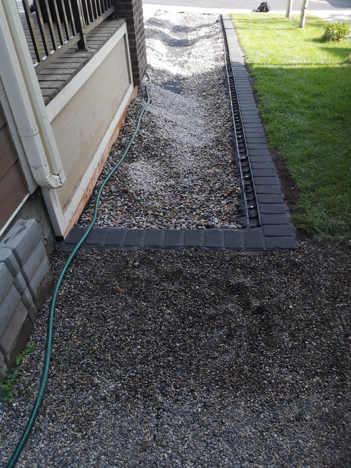 Mahogany SE Calgary Front Yard Xeriscaping photo 3