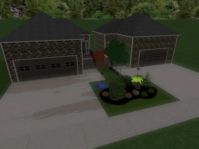Aspen Woods Front Yard Landscaping photo 2