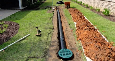 Calgary Yard Drainage and Grading project in Calgary
