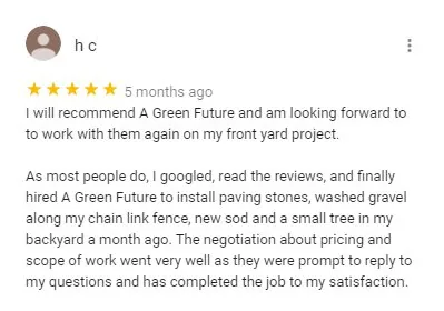 Archived A Green Future customer project review 35