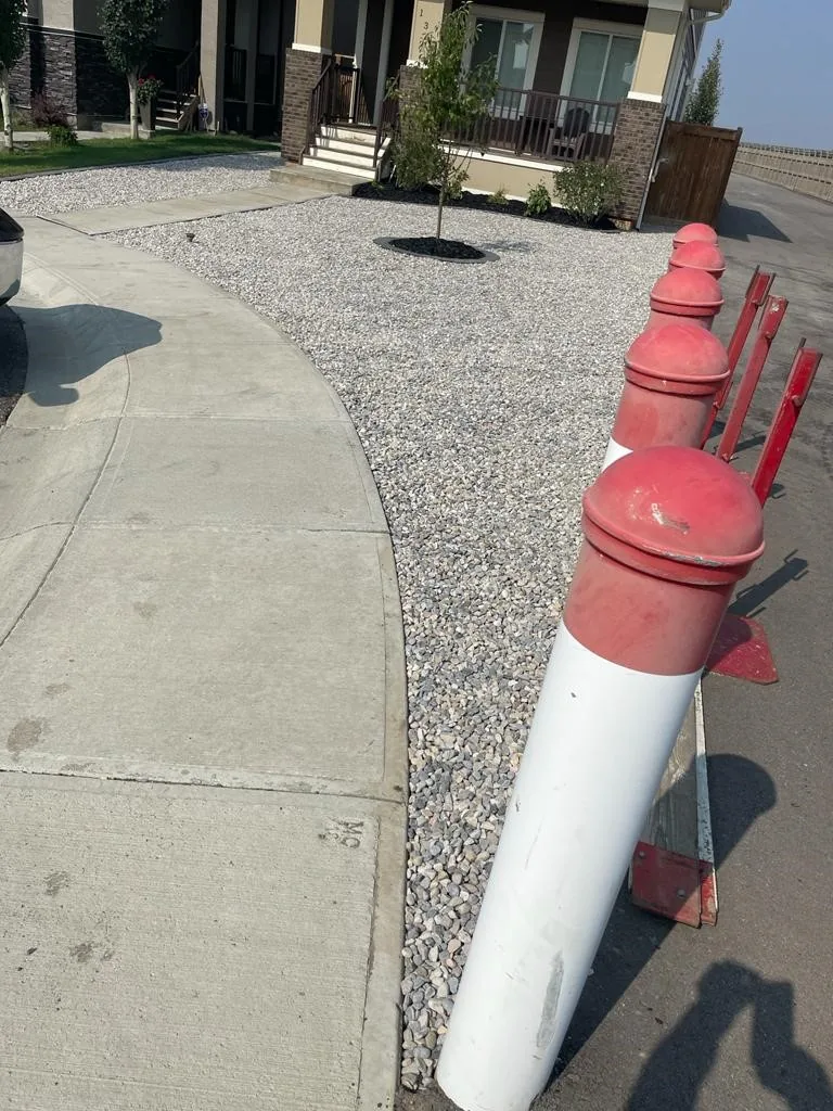 Mahogany SE Calgary Front Yard Xeriscaping photo 9