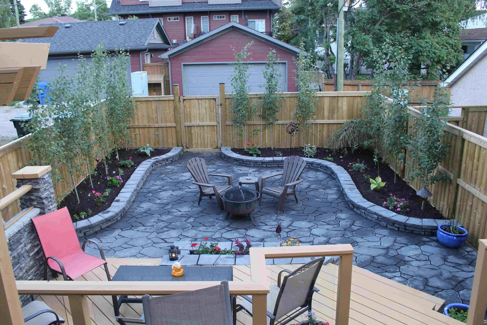 Backyard LANDSCAPING CALGARY Remodelling Bankview
